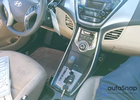 2013 Hyundai Elantra Gls from USA, damaged, VIN 5NPDH4AE6DH268457